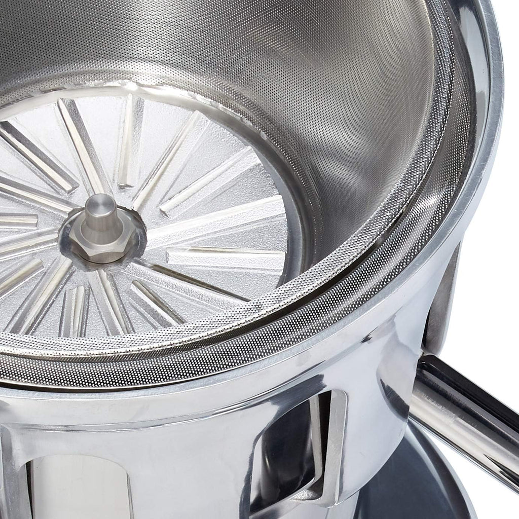 N450 Multi Purpose Juicer | Polished Aluminum, 6 Lb Container