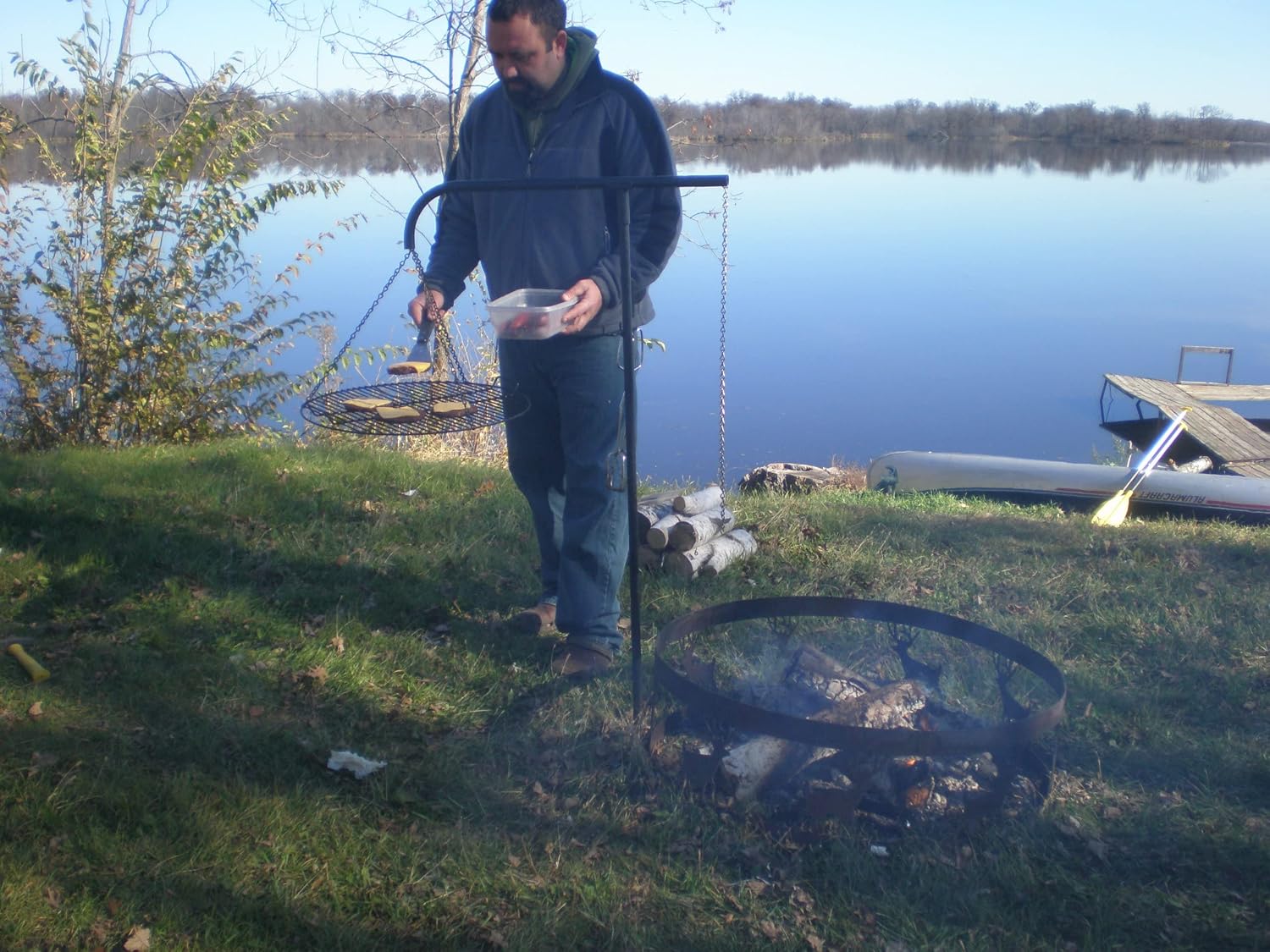 Wimpy's Swing-away Campfire Grill