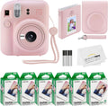 Fujifilm Instax Mini 12 Instant Camera + 60 Photo Prints + Quality Photo Value Bundle, Case, Decoration Stickers, Frames, Photo Album, (Blossom Pink)