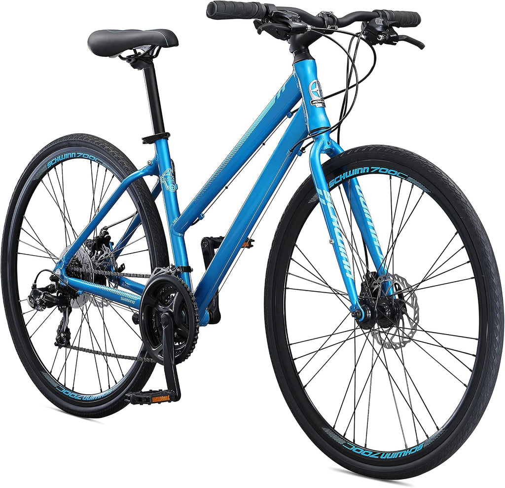 Schwinn Volare 1300 Road Bike, 700c Mens and Womens Bike, 14-Speed Drop Bar Road Bicycle, Aluminum Frame, Sport Tires, Fitness Seat, Alloy Caliper Brakes, Adult Bicycle