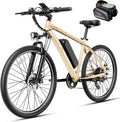 Jasion EB5 Electric Bike for Adults with 1000W Peak Motor,Removable Battery Commuting Electric Mountain Bike,Up to 40Miles,7-Speed and Front Fork Suspension Ebike