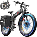GugoIs Electric Bike for Adults,1000W/3000W Peak Motor Electric Bicycle,Up to 31 MPH,Max 30-60 Miles,48V 15.6/23Ah Large Removable Battery Ebikes, 7-Speed for All Terrain 20'/26' Mountain E Bike
