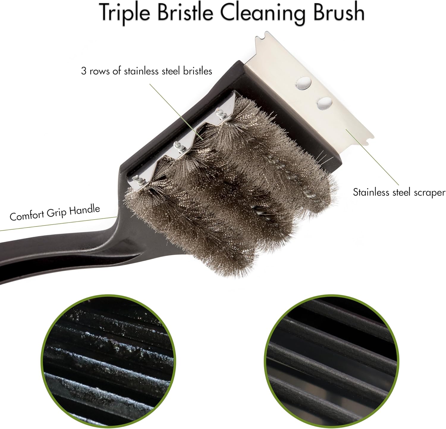 Cuisinart CCB-100 Triple Bristle Grill Cleaning Brush (Pack of 12)