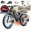 eAhora 2026 Romeo Pro 3 50MPH Electric Bike for Adults 5600W Dual Motor E Bike 60V/80Ah 250 Miles Long Range Electric Bicycle,26 * 4.0 Fat Tire Full Suspension Electric Mountain Bike Delivery Commute