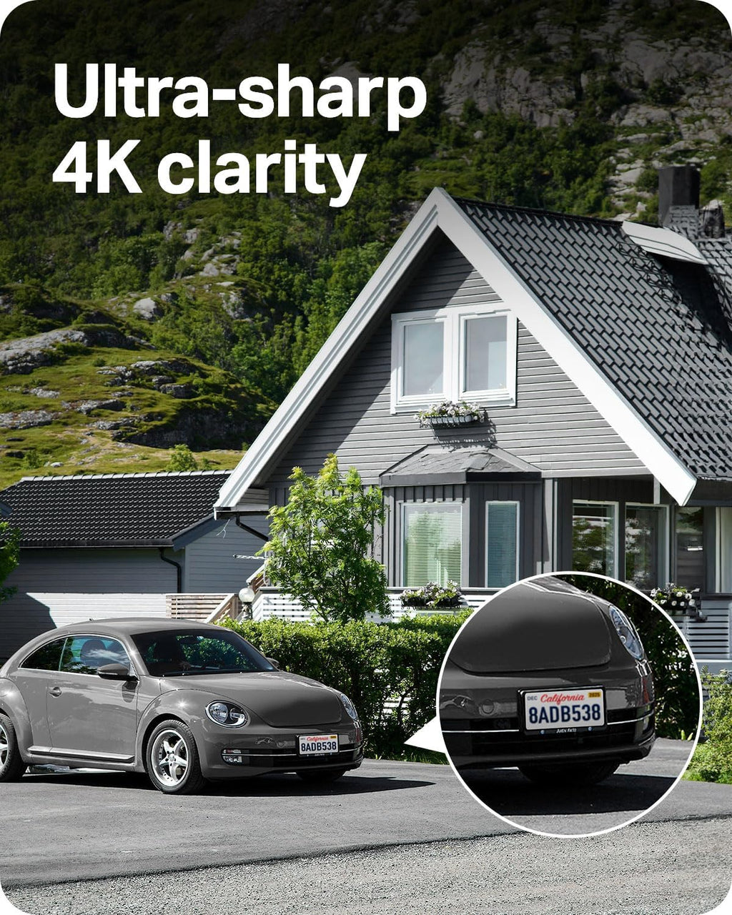 Tapo 4K Outdoor Pan/Tilt Wireless Security Camera - Battery with Solar Charging, 360° Motion Track, 24/7 Capture, Person/Vehicle Detection, Subscription-Free Local Storage or Optional Cloud, C660 KIT