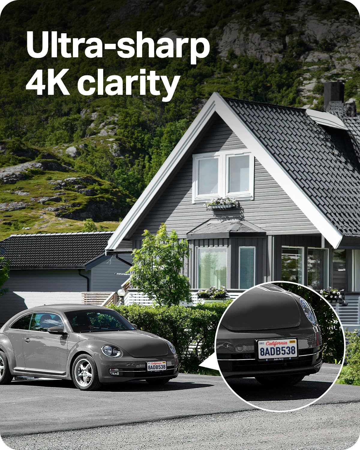 Tapo 4K Outdoor Pan/Tilt Wireless Security Camera - Battery with Solar Charging, 360° Motion Track, 24/7 Capture, Person/Vehicle Detection, Subscription-Free Local Storage or Optional Cloud, C660 KIT
