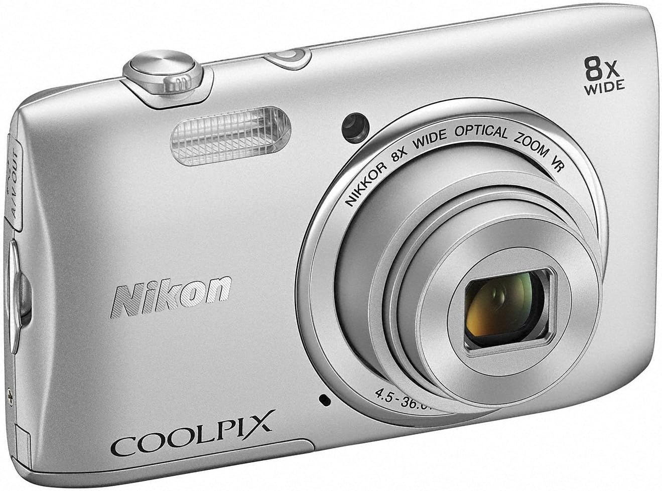 Nikon Digital Camera COOLPIX S3600 Silver S3600SL