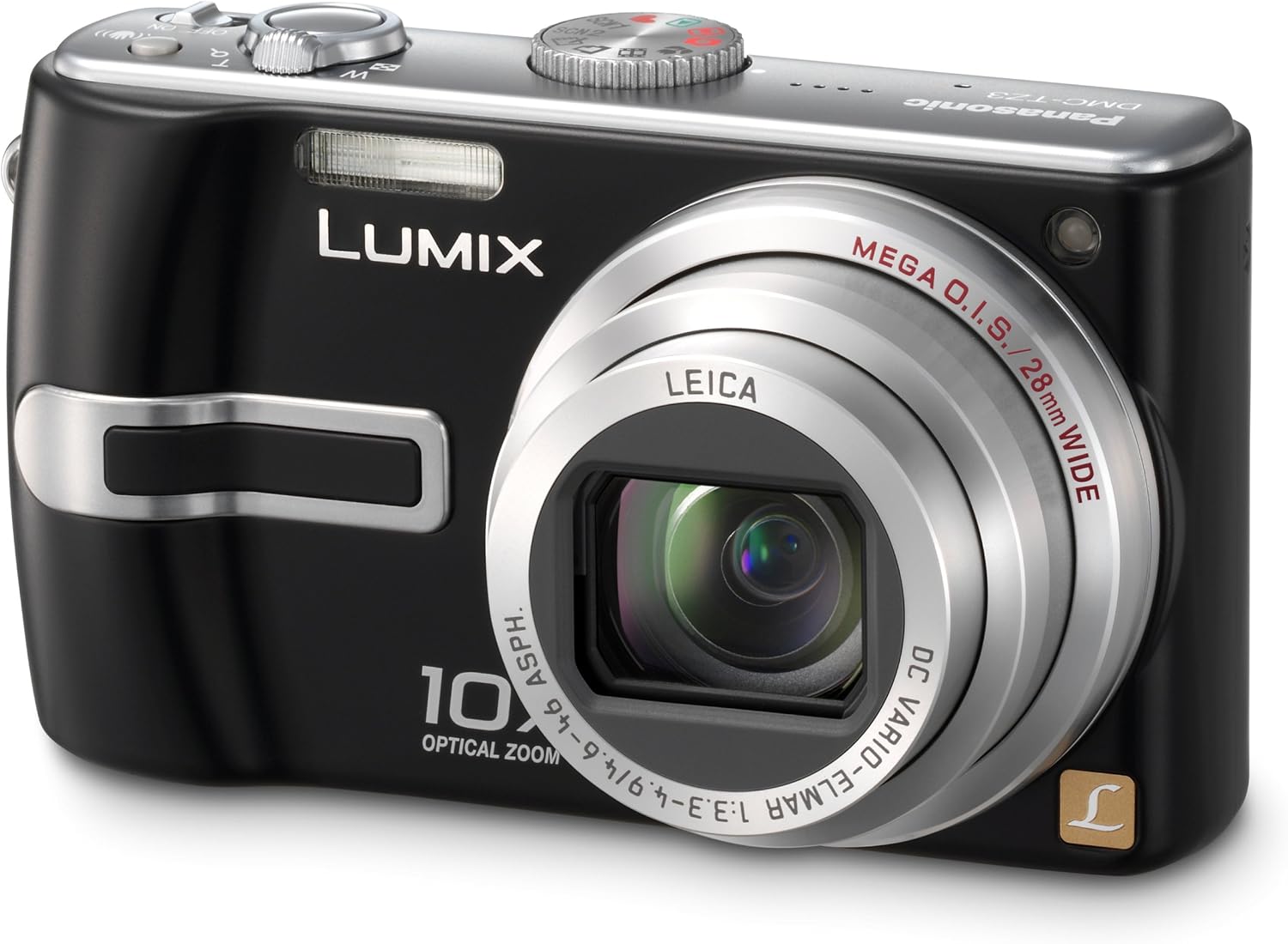 Panasonic Lumix DMC-TZ3K 7.2MP Digital Camera with 10x Optical Image Stabilized Zoom (Black)