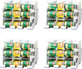 FIFO Can Tracker 4-Pack - 3-Tier Rotating Food Can Organizer for Pantry, Expandable Soda Can Storage for Kitchen, Holds 54 Cans of Food or Soda