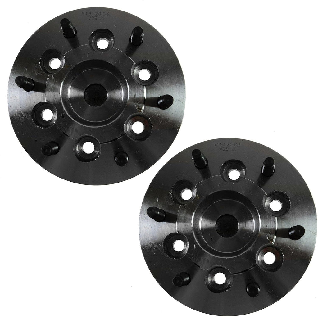 TRQ Front Left and Right Wheel Bearing and Hub Assembly Set 2 Piece Compatible with 2009-2012 Chevrolet Colorado Rear Wheel Drive 2009-2012 GMC Canyon Rear Wheel Drive