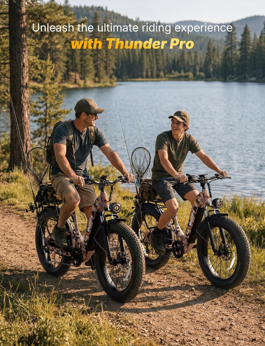 Jasion Thunder PRO/ST Electric Bike,2000W Peak Ebikes for Adults,26''Fat Tire Best Ebike for Men,90 Miles with 1040Wh Battery,35 MPH Max Speed Bicycles,500 lbs Capacity,Certified By UL2849