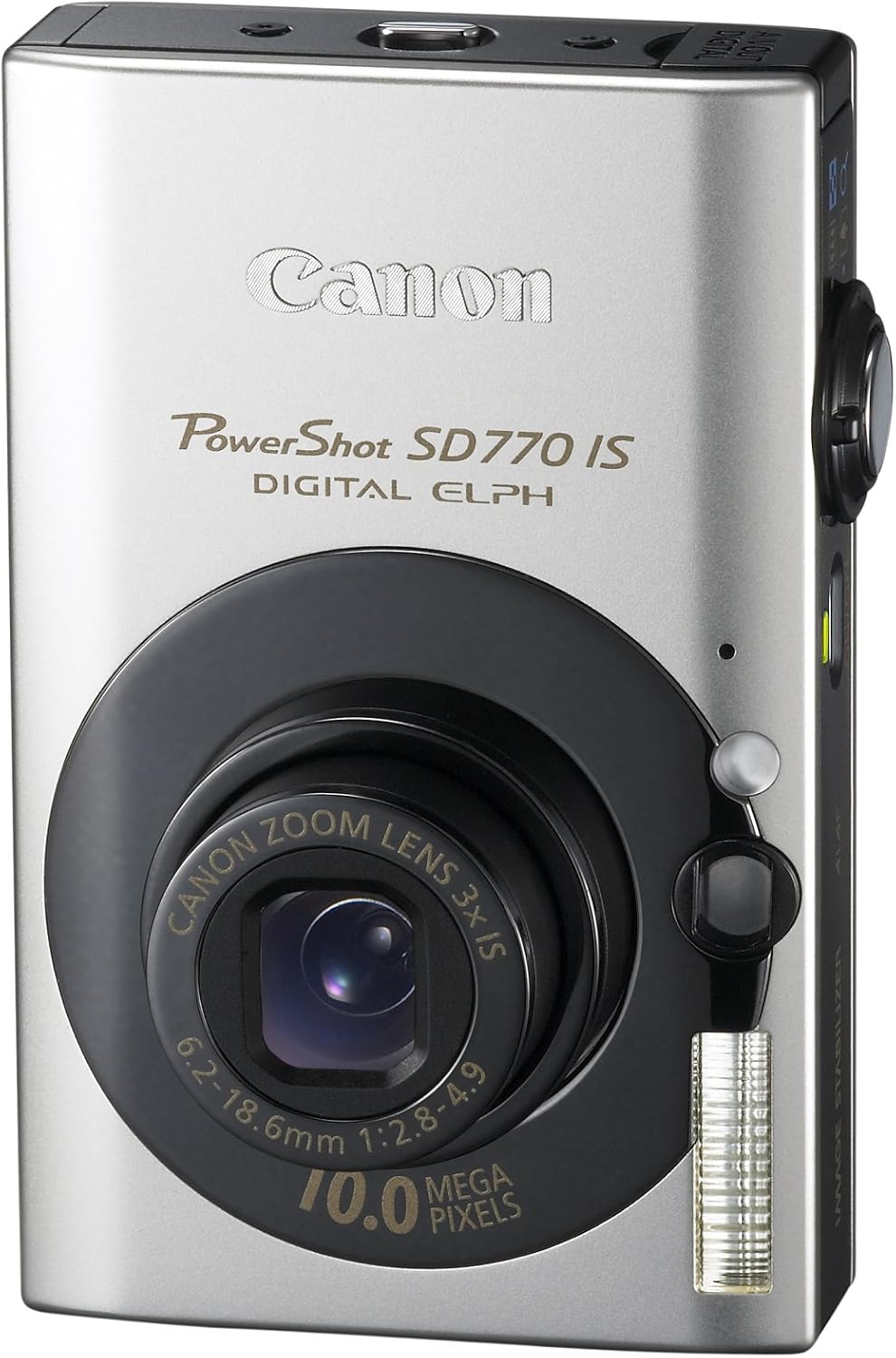 Canon PowerShot SD770IS 10MP Digital Camera with 3x Optical Image Stabilized Zoom (Black)