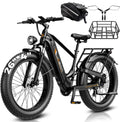 Jasion Thunder PRO/ST Electric Bike,2000W Peak Ebikes for Adults,26''Fat Tire Best Ebike for Men,90 Miles with 1040Wh Battery,35 MPH Max Speed Bicycles,500 lbs Capacity,Certified By UL2849