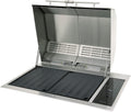 Kenyon Texan Built-In Electric Grill, UL-Approved For Indoor And Outdoor Use, Stainless Steel Body, Rust-Proof Grill, Quick Heat Up, Alternative For Gas And Charcoal Grill, Dishwasher Safe Grates