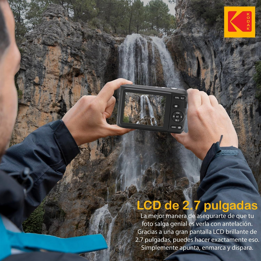 Kodak PIXPRO FZ45 Digital Camera, 32GB Memory Card, Point and Shoot Camera Case, Extendable Monopod, Lens Cleaning Pen, LCD Screen Protectors, Table Top Tripod â€' Ultimate Bundle (Black)