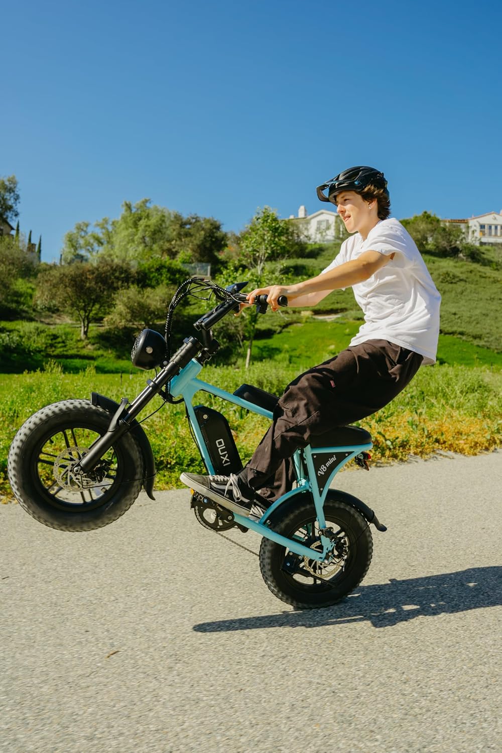 OUXI V8 Series Electric Bike for Adults, Peak 500W/1000W,20/31 MPH, 10.4/15/30 AH Removable Battery, 16''/20' Fat Tire Electric Bike,7-Speed Gear Electric Bicycles,Ebike Moped for Commuting & Off-Road
