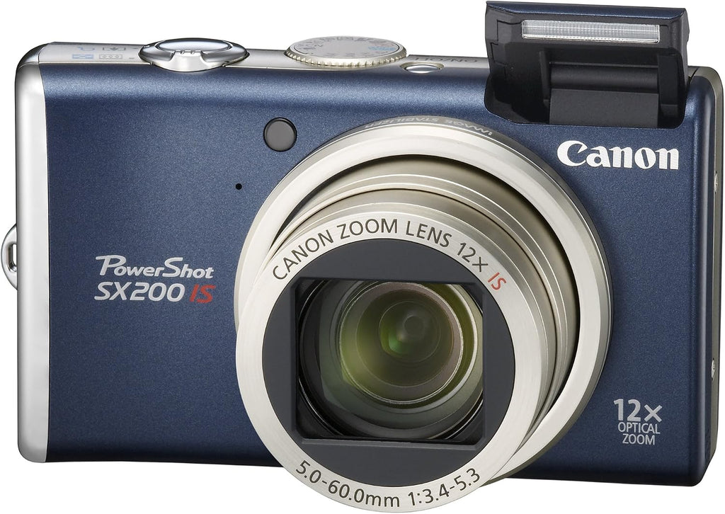 Canon PowerShot SX200IS 12.1 MP Digital Camera with 12x Wide Angle Optical Image Stabilized Zoom and 3.0-inch LCD (Blue)