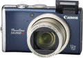 Canon PowerShot SX200IS 12.1 MP Digital Camera with 12x Wide Angle Optical Image Stabilized Zoom and 3.0-inch LCD (Blue)
