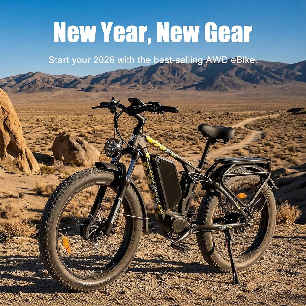 Peak 8000w Electric Bike for Adults, 60V Battery Ebike, Fat Tire & Long Range Electric Bicycles, 210Nm Mountain Bike Full Suspension, Hydraulic Brake Electric Bicycle