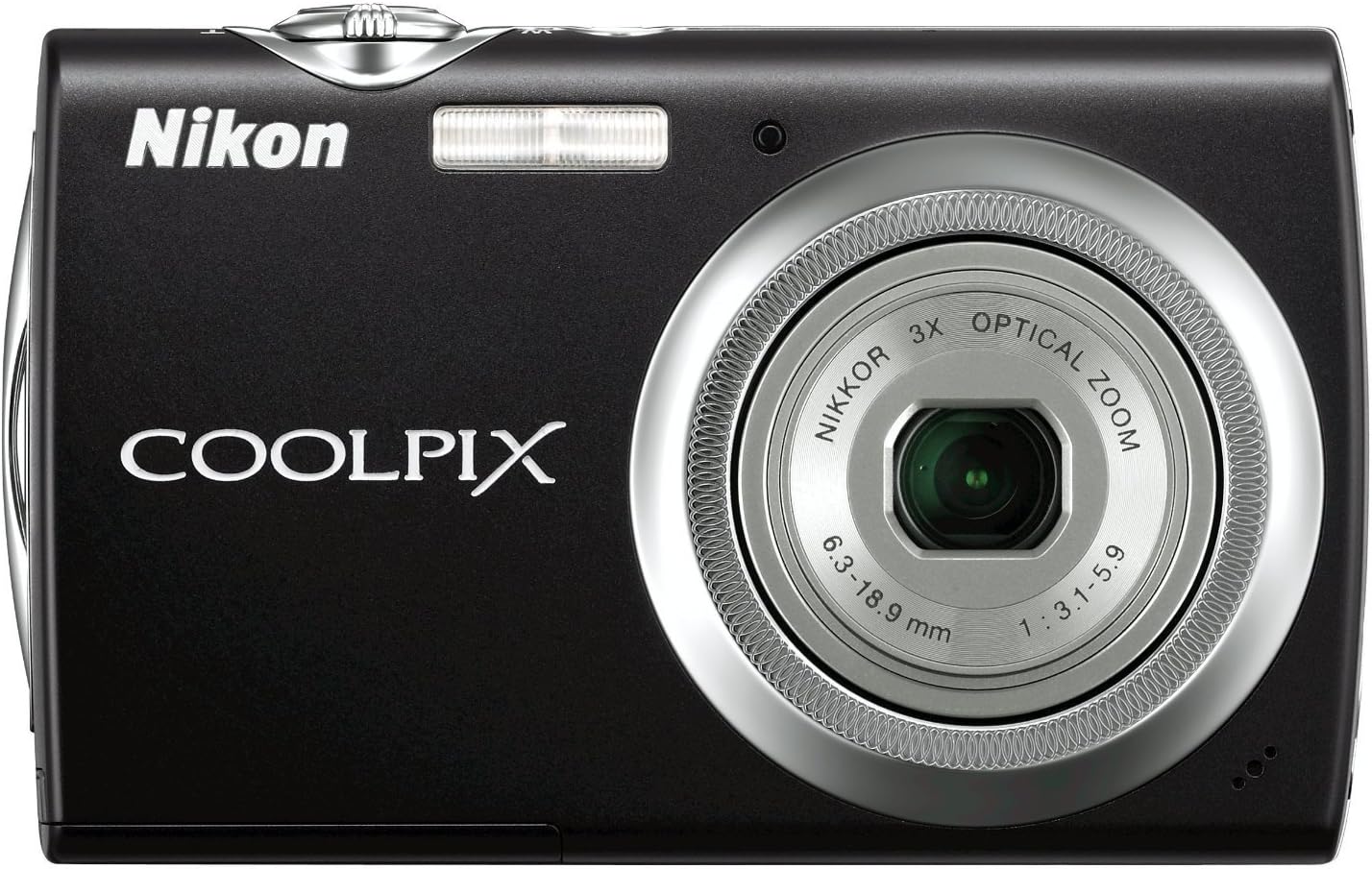 Nikon Coolpix S230 10MP Digital Camera with 3x Optical Zoom and 3 inch Touch Panel LCD (Jet Black)
