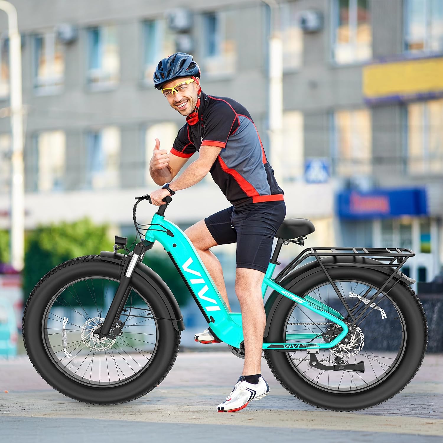 Vivi ACE07 Electric Bike for Adults, 26' x 4.0 Fat Tire Ebike, 750W Motor Electric Bike, 19.8MPH Ebikes for Adults with 48V 720WH Removable Battery, 7 Speed, SGS Certified to UL2849