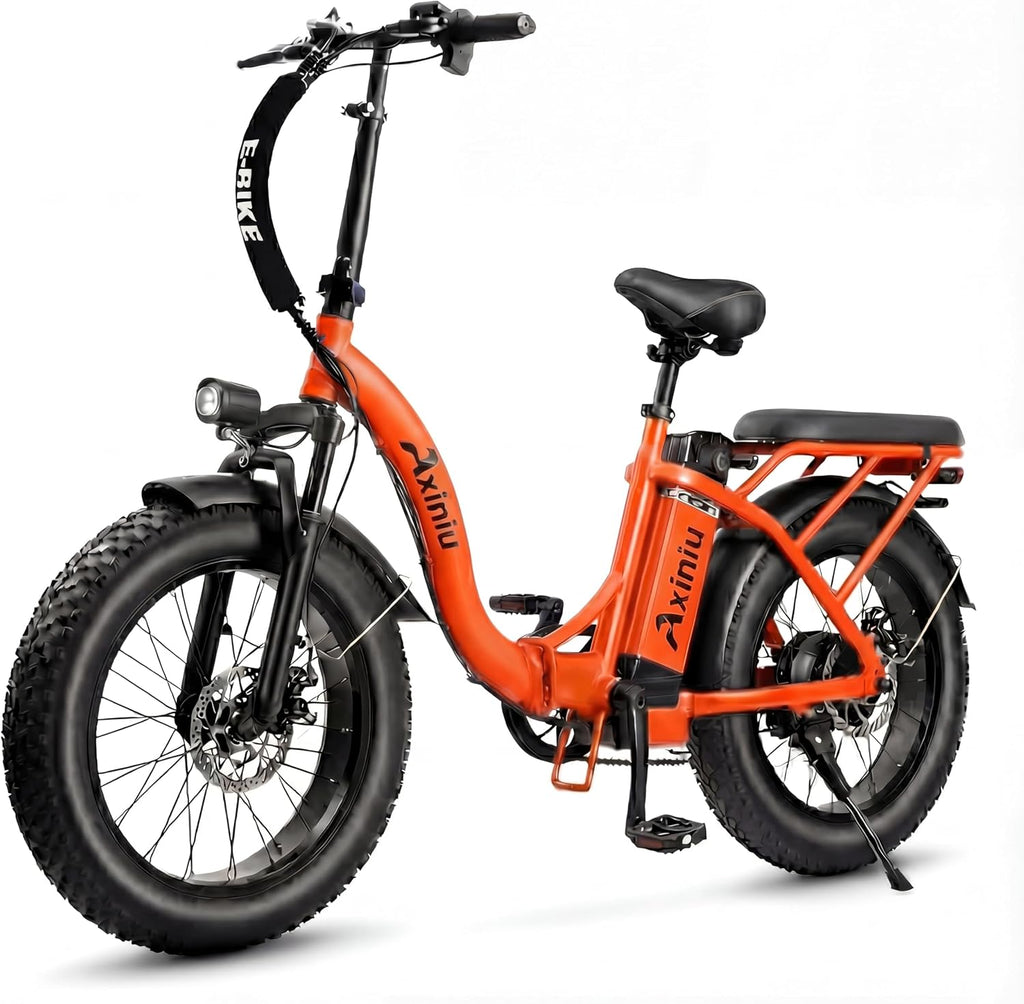 Electric Bike for Adults, 750W Long Range Foldable Ebike with One/Dual Removable Battery, 40-120 Mile/25-30MPH, 20'/16' Fat Tire Electric Bicycle