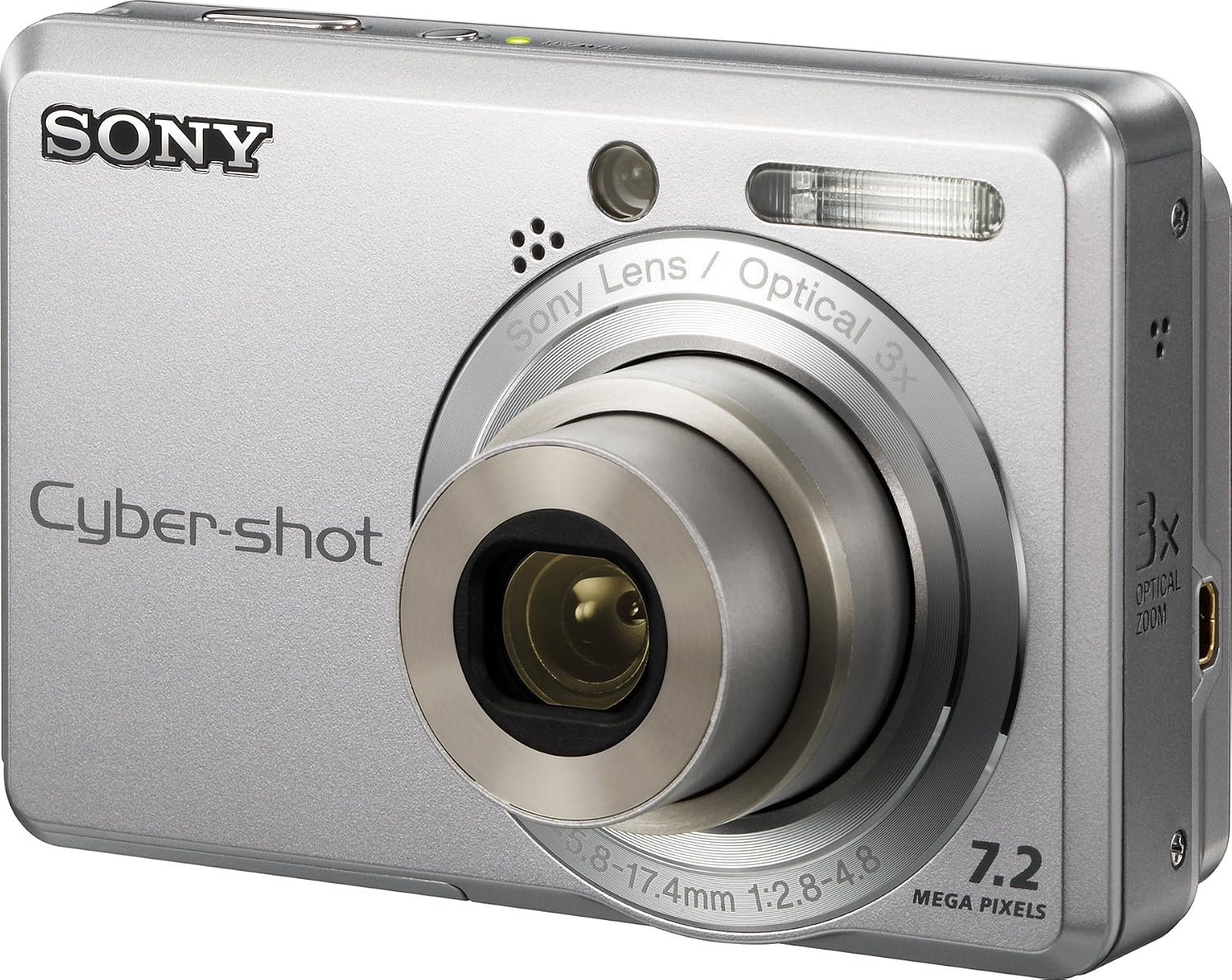 Sony Cybershot DSCS730 7.2MP Digital Camera with 3x Optical Zoom