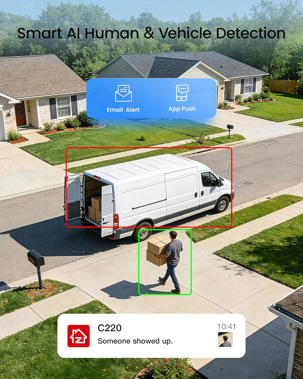 ZOSI C220 8CH 4MP QHD 2.5K PoE Home Security Camera System, 8CH 5MP 3K NVR with 2TB HDD for 24/7 Record, 8 x 4MP(1440p) Dome IP Cameras Outdoor Indoor, Smart AI Human Detection, Two-Way Audio