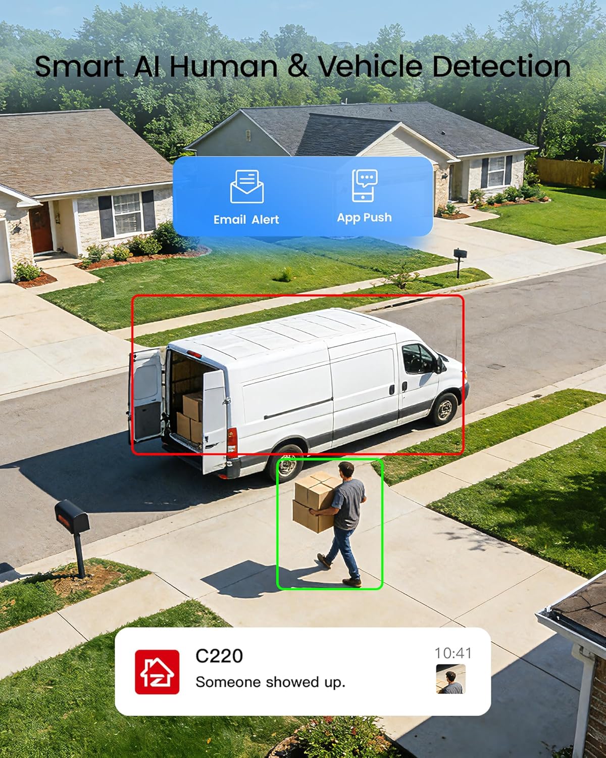ZOSI C220 8CH 4MP QHD 2.5K PoE Home Security Camera System, 8CH 5MP 3K NVR with 2TB HDD for 24/7 Record, 8 x 4MP(1440p) Dome IP Cameras Outdoor Indoor, Smart AI Human Detection, Two-Way Audio