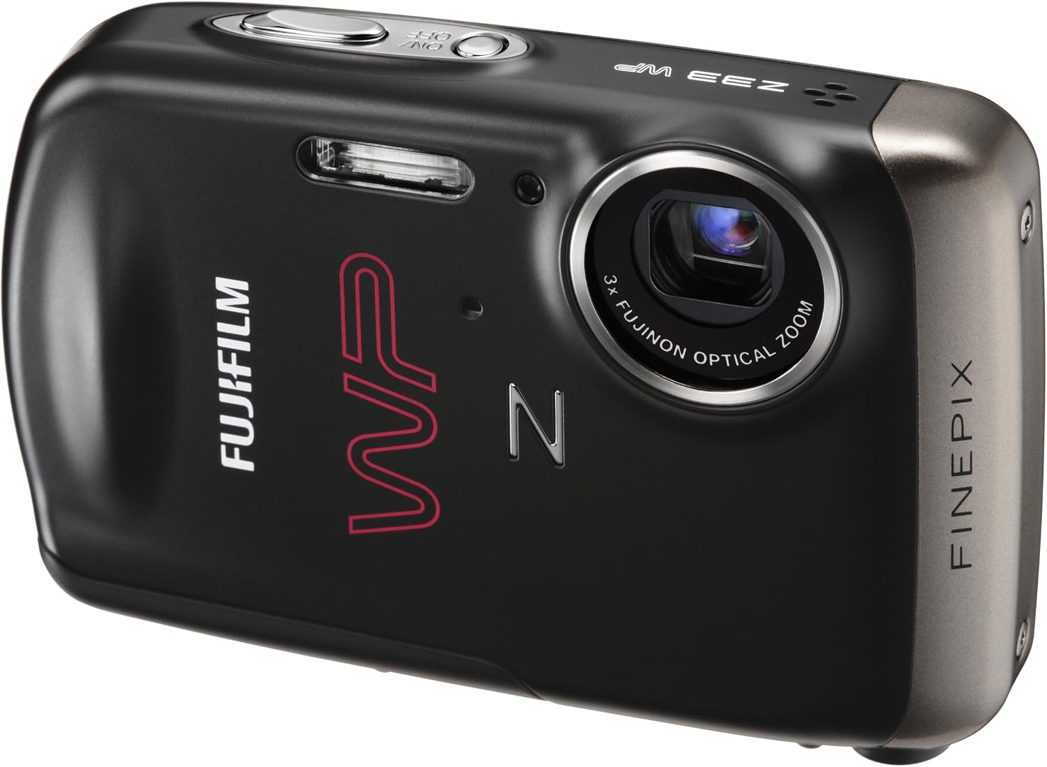 Fujifilm FinePix Z33WP 10 MP Waterproof Digital Camera with 3x Optical Zoom (Black)