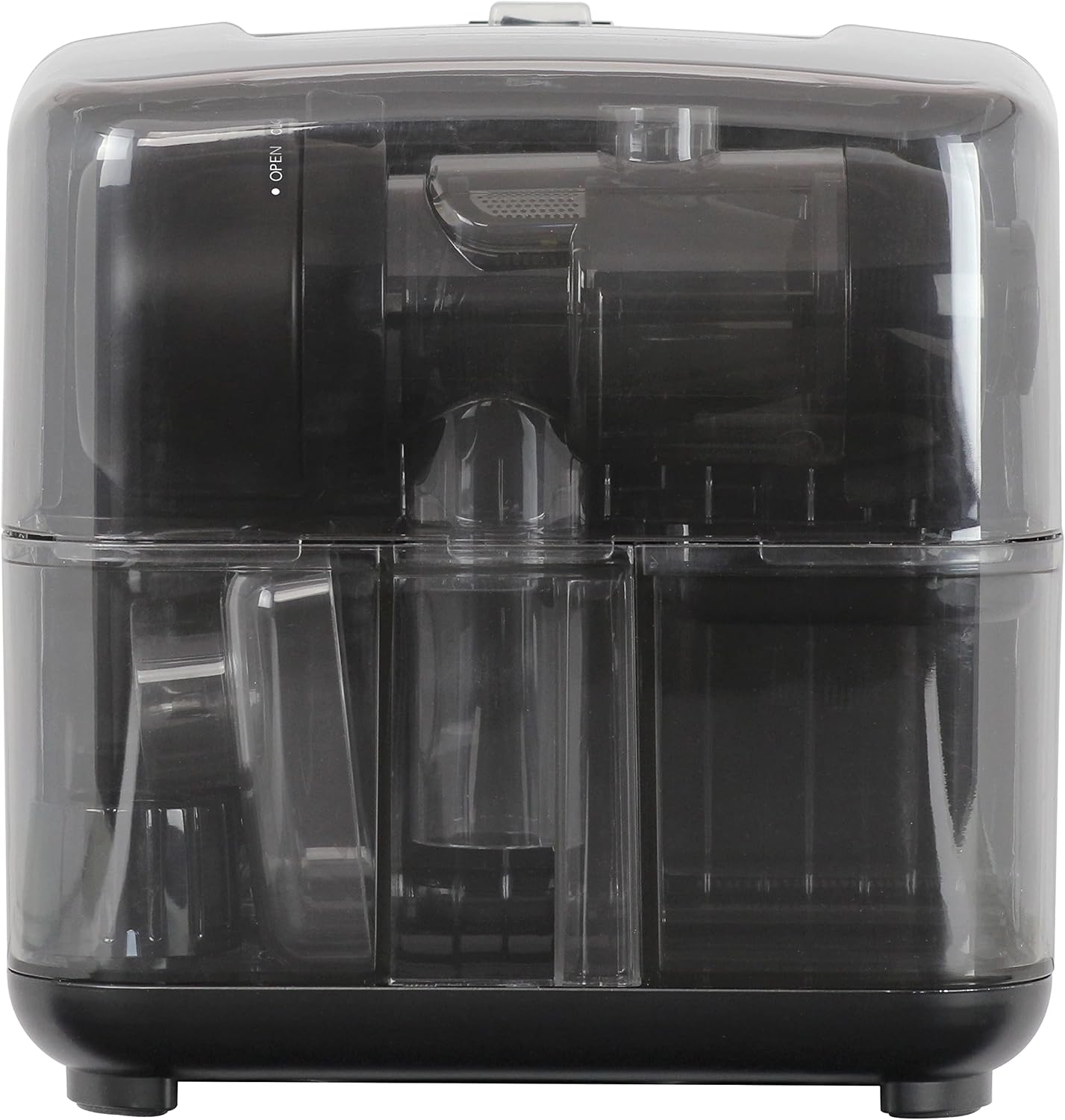 Omega Juicer Cold Press 365 Slow Masticating Vegetable and Fruit Juice Extractor and Nutrition System Makes Nut Milks Baby Food and Sorbets, 80-RPM Slow Juicer with On-Board Storage, 200-Watts, Black