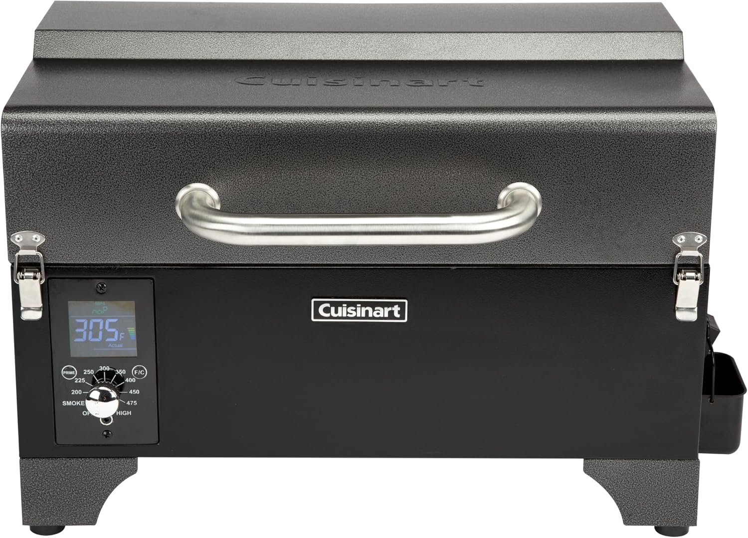 Cuisinart 8-in-1 Portable Wood Pellet Grill and Smoker, Compact for RV, Tailgates, Camping, and Backyard Cooking, Smoky Flavor, Versatile Meat Smoker