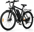 ZNH Electric Bike for Adults, 750W Peak Electric Mountain Bike with 48V 13Ah Removable Battery, 20MPH Brushless Motor Up to 50 Miles, Suspension Fork, 26'' Fat Tire Commuter Ebike, Black