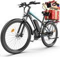 2000W Ebike for Adults, 80 Mile 32MPH Electric Mountain Bike, 48V 840WH Aluminum Electric Bicycle, 21-Speed Gears E Bike, Dual Disc Brakes with Brake Taillight, 27.5' Tire, Front Dual Suspension