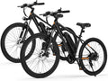 Qlife Racer Electric Bike for Adults - 21-Speed Mountain Lightweight Ebike with Peak 1000W/750W 25MPH/22MPH Brushless Motor, 375Wh Removable Battery, 26X2.1 Tire Step Over E-MTB, Up to 40 Miles