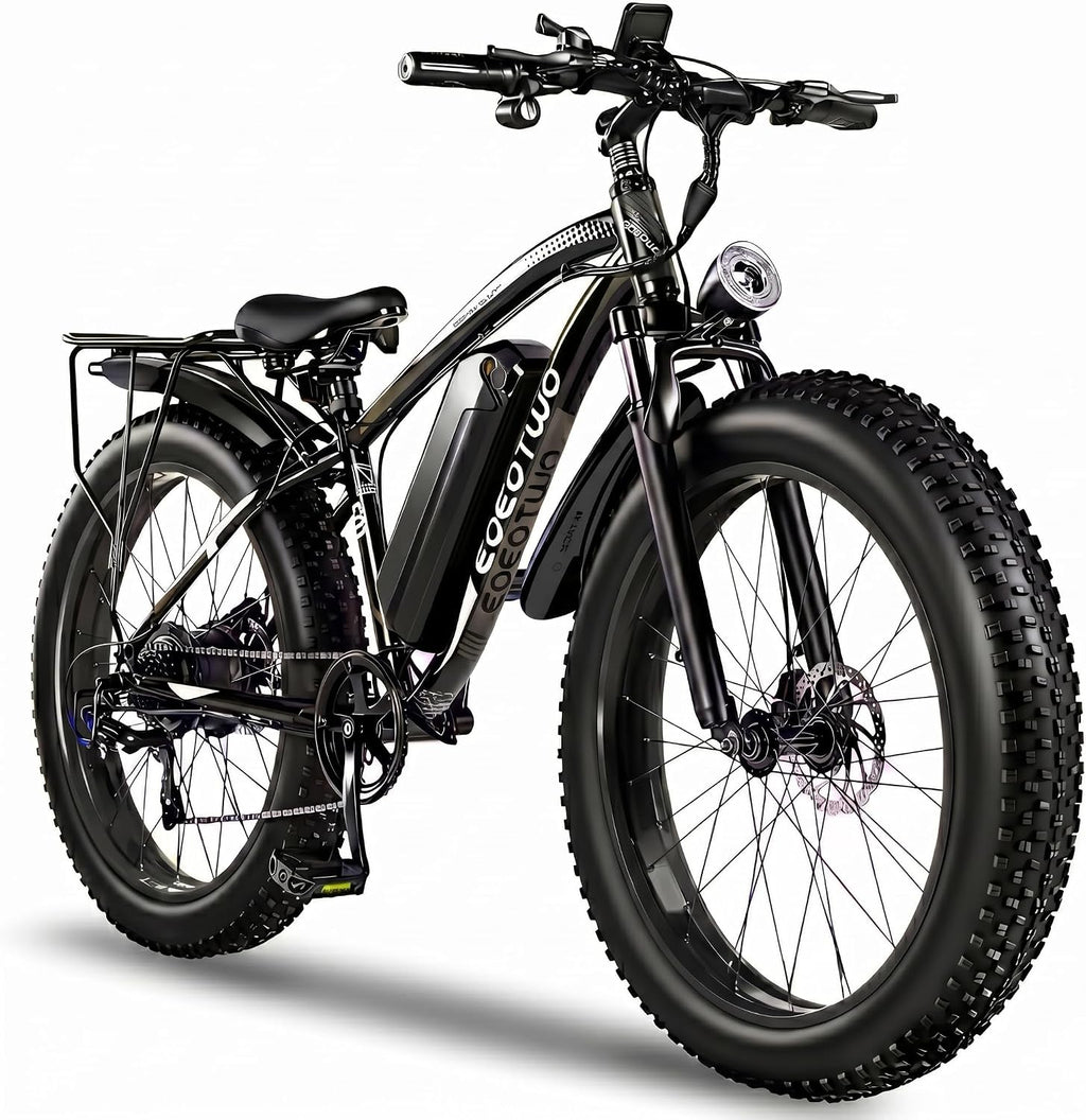 Electric Bike for Adults,1500W Peak Motor E Bikes, 26' Fat Tire Electric Bicycle, 28+ MPH 60 Miles Electric Mountain Bike, Removable Battery, Dual Brake, 7 Speed