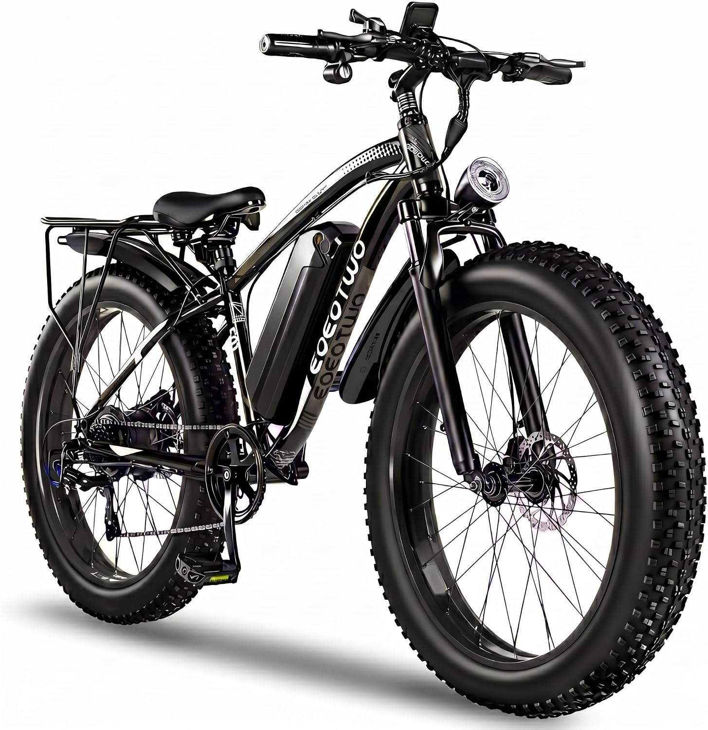 Electric Bike for Adults,1500W Peak Motor E Bikes, 26' Fat Tire Electric Bicycle, 28+ MPH 60 Miles Electric Mountain Bike, Removable Battery, Dual Brake, 7 Speed