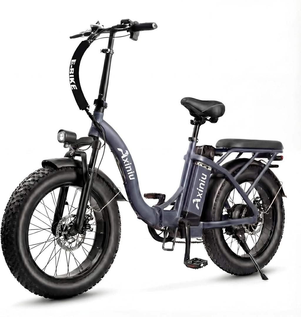 Electric Bike for Adults, 750W Long Range Foldable Ebike with One/Dual Removable Battery, 40-120 Mile/25-30MPH, 20'/16' Fat Tire Electric Bicycle