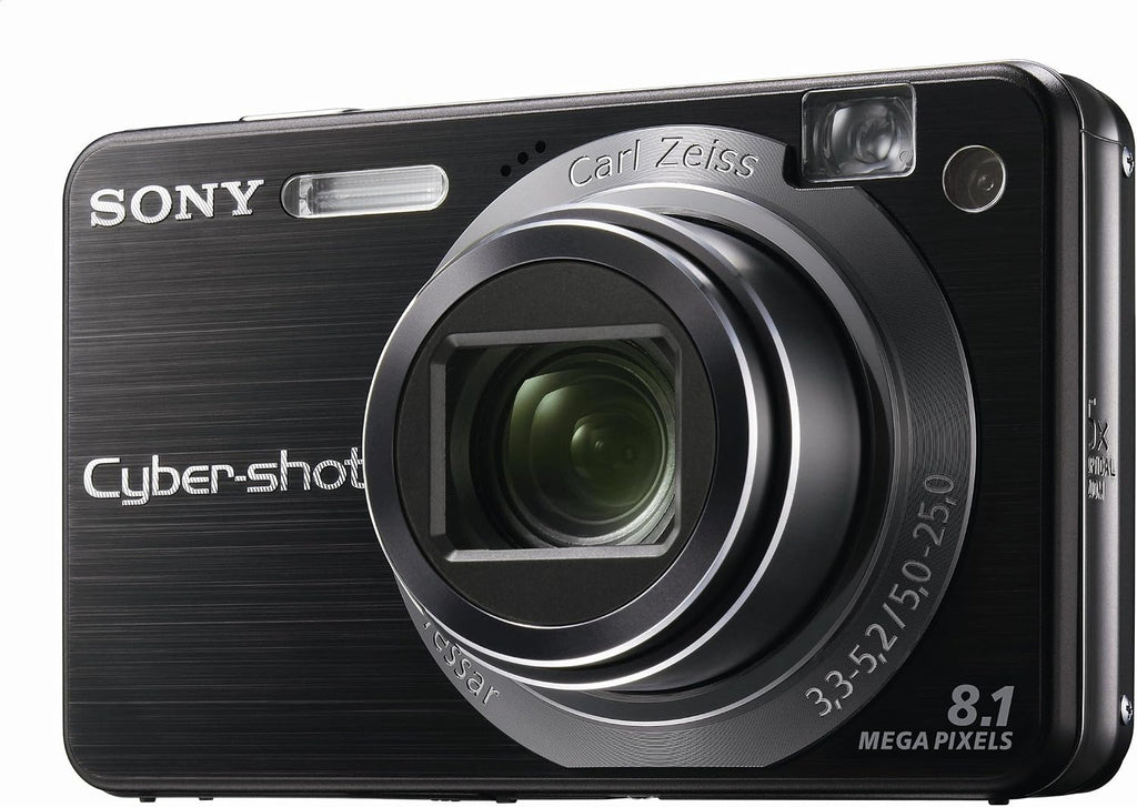 Sony Cybershot DSCW150/B 8.1MP Digital Camera with 5x Optical Zoom with Super Steady Shot (Black)