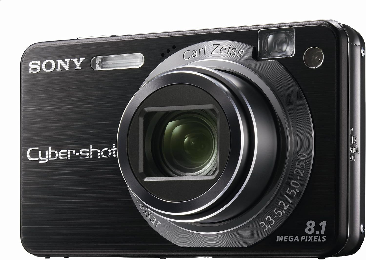 Sony Cybershot DSCW150/B 8.1MP Digital Camera with 5x Optical Zoom with Super Steady Shot (Black)