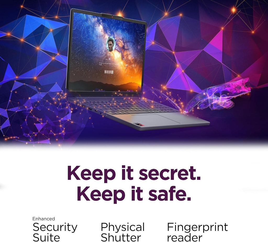 Lenovo IdeaPad Slim 3X - 2025 - Everyday AI Laptop - Copilot+ PC - 15.3' WUXGA Display - 16 GB Memory - 512 GB Storage - Snapdragon® X - Luna Grey