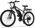 Qlife Racer Electric Bike for Adults - 21-Speed Mountain Lightweight Ebike with Peak 1000W/750W 25MPH/22MPH Brushless Motor, 375Wh Removable Battery, 26X2.1 Tire Step Over E-MTB, Up to 40 Miles