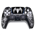 Vennom Custom PS-5 Controller Wireless compatible with Play-Station 5 Console by BCB Controllers | Proudly Customized in USA with Permanent HYDRO-DIP Printing (NOT JUST A SKIN) (MODDED)