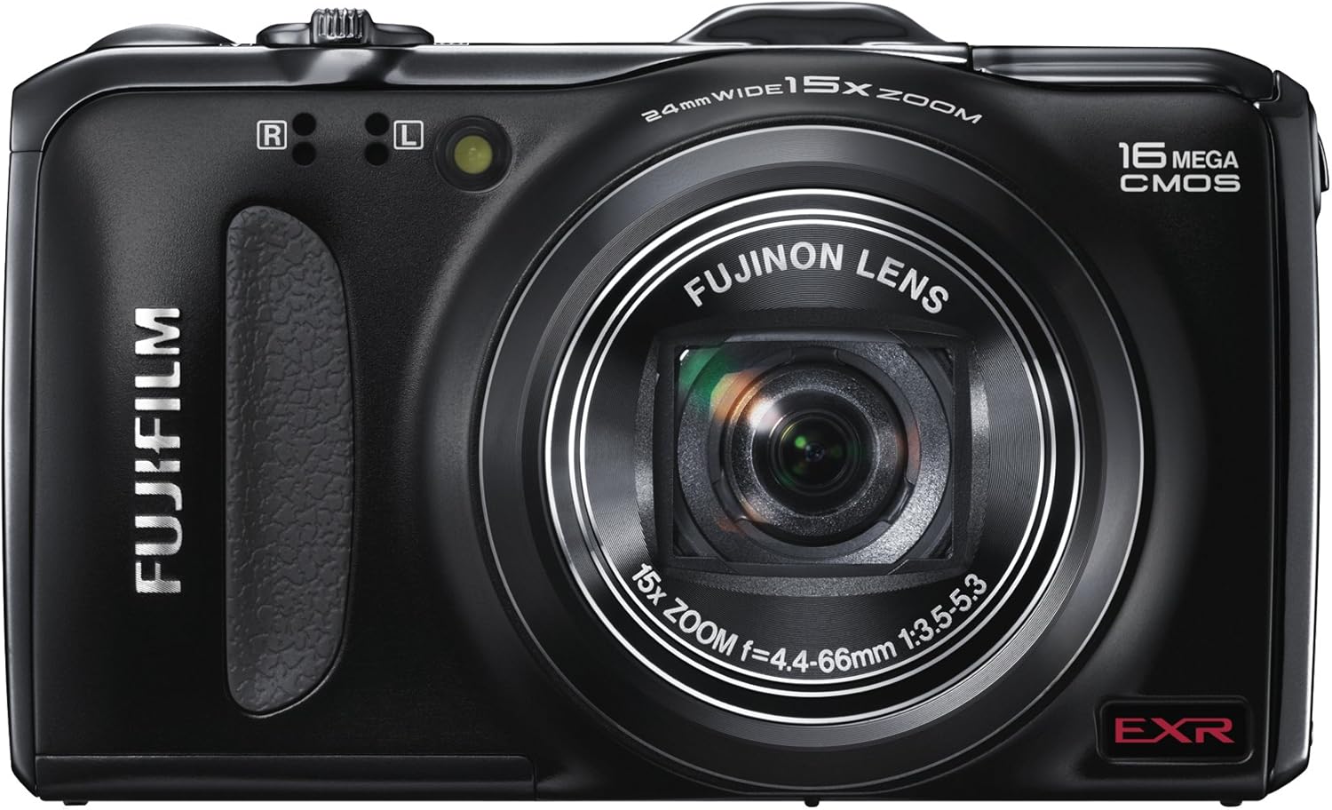 Fujifilm FinePix F600EXR 16 MP Digital Camera with CMOS Sensor and 15x Optical Zoom (Black)