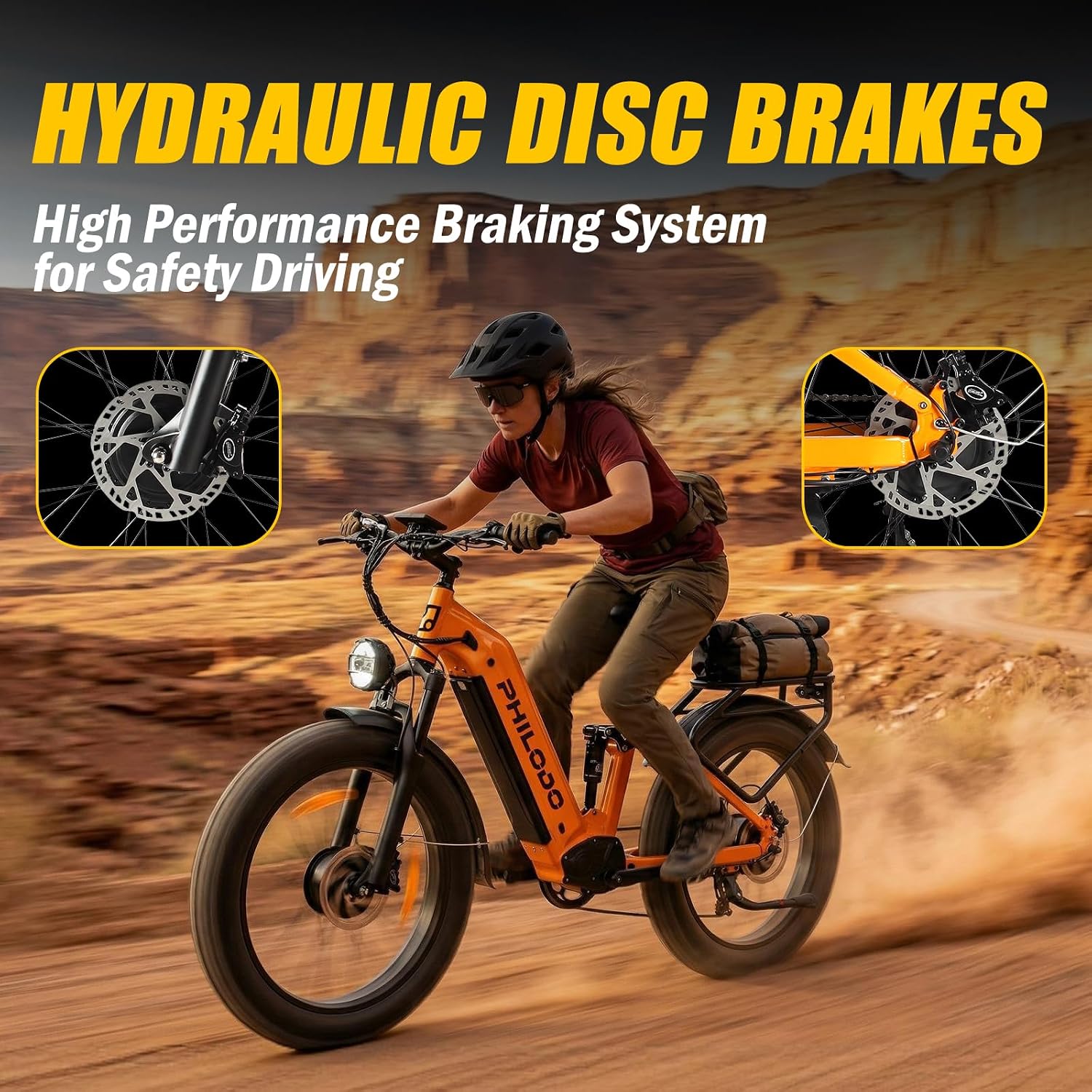 5000w Dual Motor E-Bike 60V Electric Bike for Adults,45 MiIe P-Hour Full Suspension Hydraulic Disc Brakes EBike,26/24x4 Fat Tires Mountain Bikes for All Terrain Snow/Sand