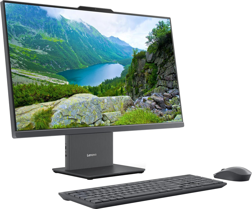 Lenovo IdeaCentre All-in-One Desktop Computer, 24' FHD Display, 6-core AMD Ryzen 5 7535HS, 32GB DDR5, 1TB SSD, Wi-Fi 6, HDMI in&Out, Wireless KB&Mouse, Windows 11 Home