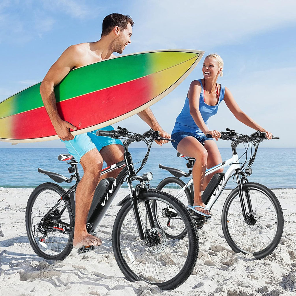 Vivi Electric Bike for Adults 26 Inch 749W Peak Ebike for Adults Removable 48V Battery, Electric Mountain Bike 21 Speed Gears, Electric Bicycle 20 mph& 50 Miles/Pedal Assist, SGS Certified to UL2849