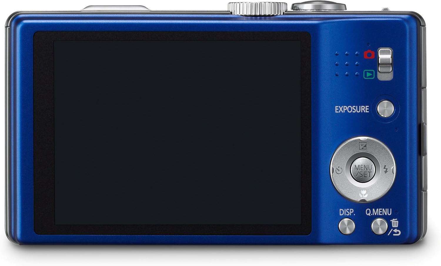 Panasonic Lumix DMC-ZS10 14.1 MP Digital Camera with 16x Wide Angle Optical Image Stabilized Zoom and Built-In GPS Function (Blue)