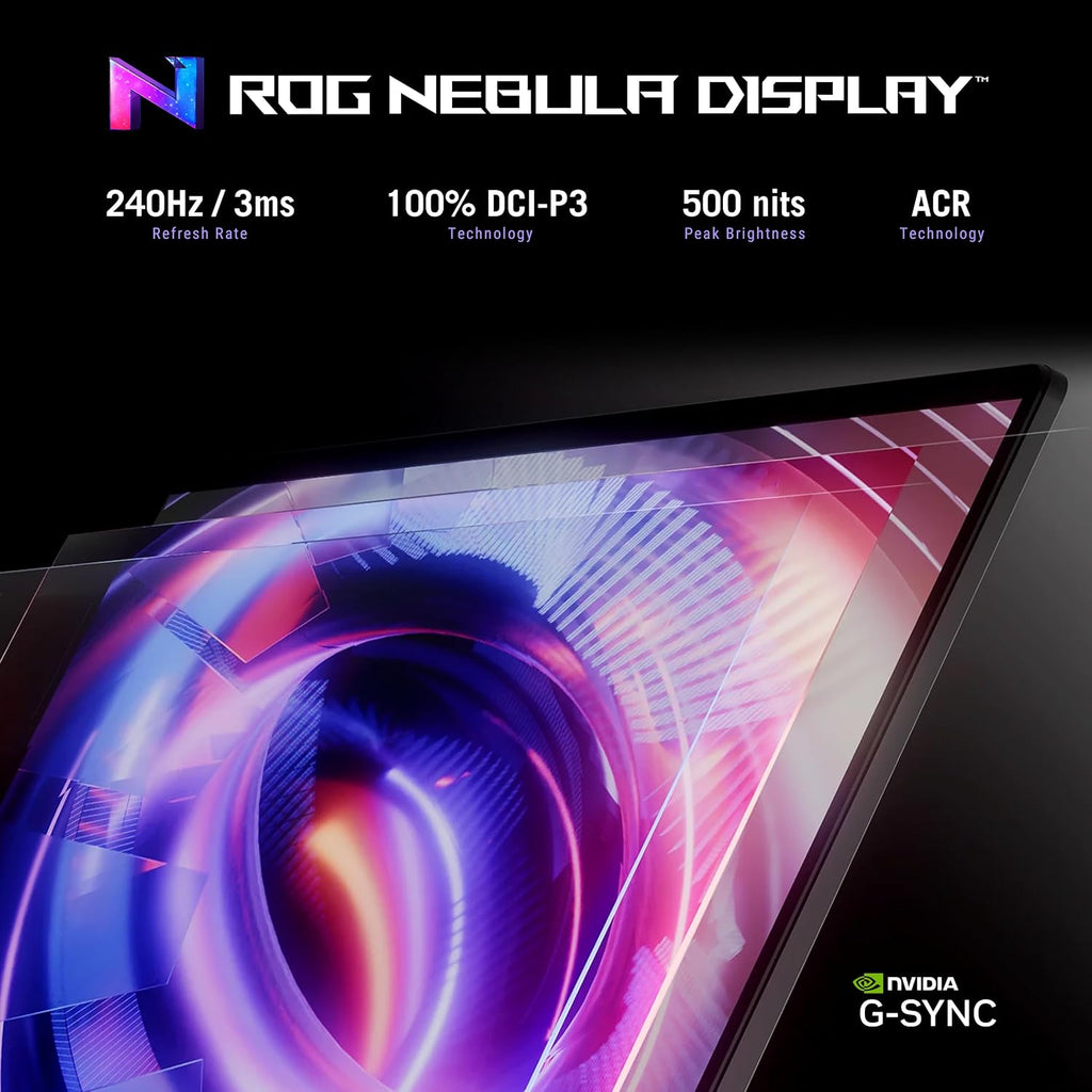 ASUS ROG Strix G16 (2025) Gaming Laptop, 16' ROG Nebula Display 16:10 2.5K 240Hz/3ms, NVIDIA® GeForce RTX™ 5060 GPU, Intel® Core™ Ultra 9 Processor 275HX, 16GB DDR5, 1TB SSD, Wi-Fi 7, Wind11 Home