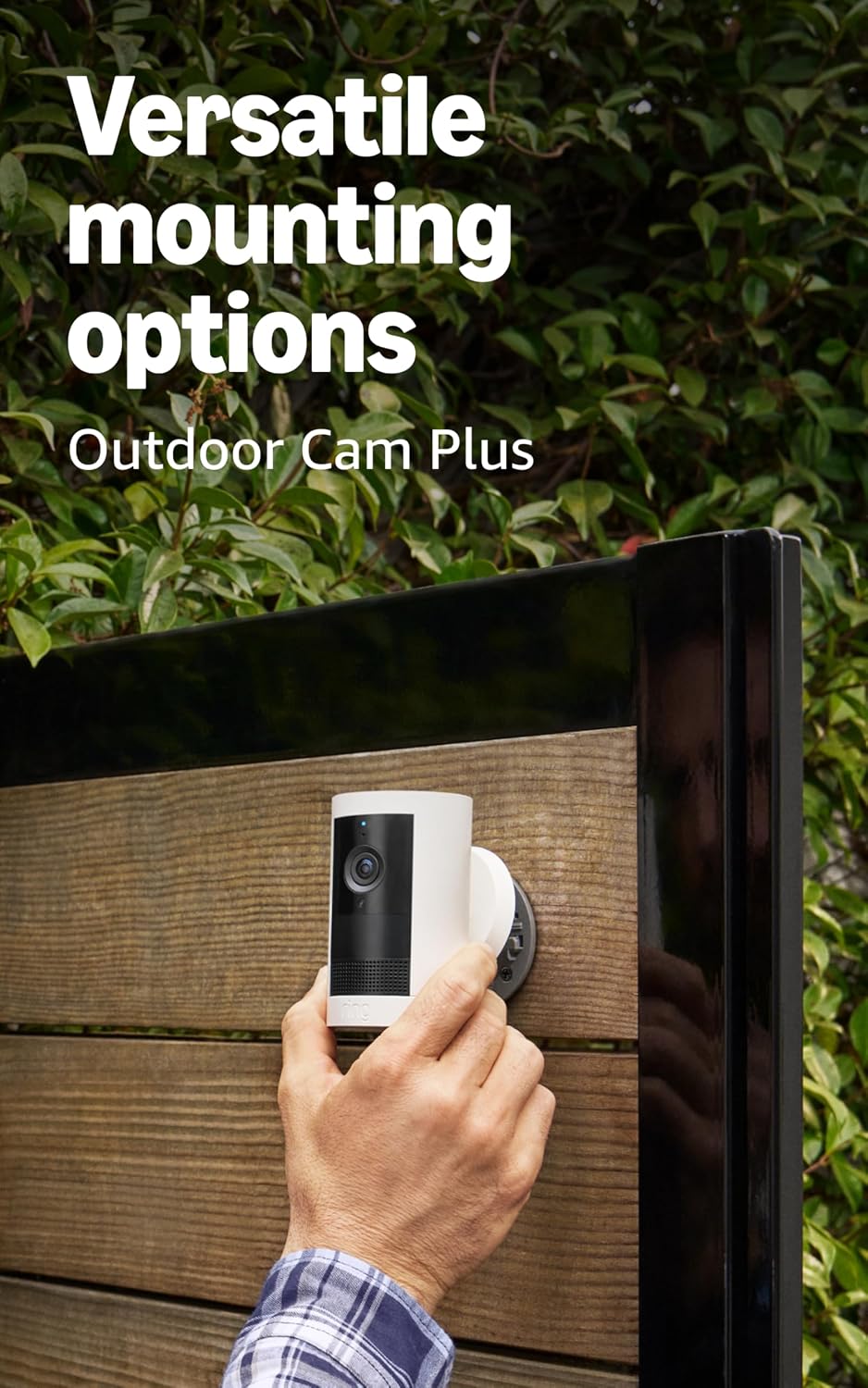 Ring Floodlight Cam Pro (Newest Model), White with Outdoor Cam Plus, Battery, White